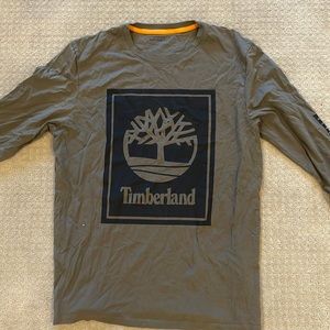 Green timberland long sleeve (large)
